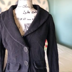 Chalet Black Skirt & Blazer Set